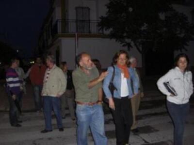 La coalición partido andalucista y Compromiso con Lora se reunió con los vecinos del zahornil