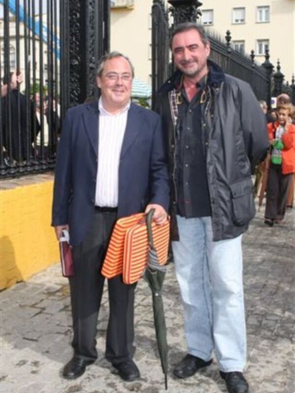 Muchas caras conocidas en la feria de Sevilla