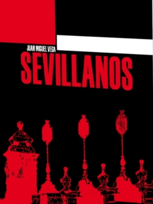 Juan Miguel Vega en la feria del libro de Sevilla con su nueva obra sevillanos