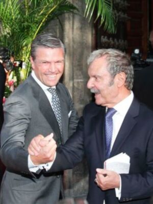 Patricia Rato y Espartaco de nuevo juntos en la boda de Carmen Solís Tello