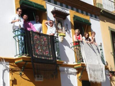 Rocío 2011, Salida de la hermandad de Triana de Sevilla.