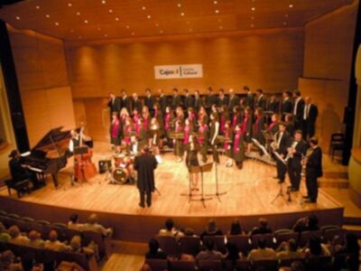 Musical góspel del coro de la Universidad de Sevilla, en Cajasol