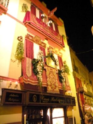 Galería de altares y balcones del Corpus Christi del centro Sevillano