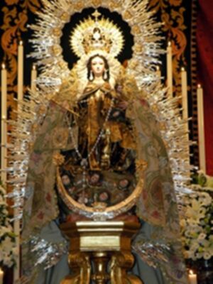 Altar y cultos en la capilla del Carmen de Calatrava (Sevilla)&#8207;
