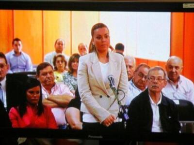 María José Campanario habla despues de ser condenada : "Para mí es una derrota porque soy inocente"