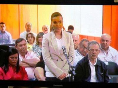 María José Campanario habla despues de ser condenada : "Para mí es una derrota porque soy inocente"