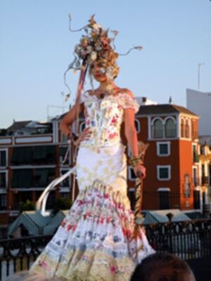 Moda sobre puente de Triana