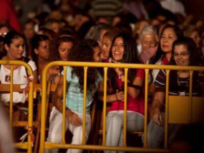 Chavely y Falete fans números uno de Isabel Pantoja en San Fernando el domingo ante 4.000 personas