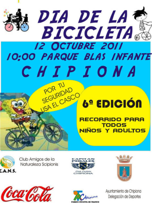 La delegación de Deportes hace público el recorrido del día de la bicicleta(Chipiona) 