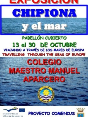 El colegio público Maestro Manuel Aparcero presenta  la exposición Chipiona y el mar