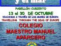 Exposición CHIPIONA y el mar en el PABELLÓN CUBIERTO del COLEGIO MAESTRO MANUEL APARCERO, 13 al 30 de octubre. VIAJANDO A TRAVÉS DE LOS MARES DE EUROPA. Proyecto Comenius 2011-2013, APEE.