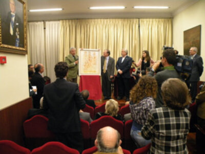 El Ateneo de Sevilla presento el cartel de la cabalgata de Reyes Magos 2012.