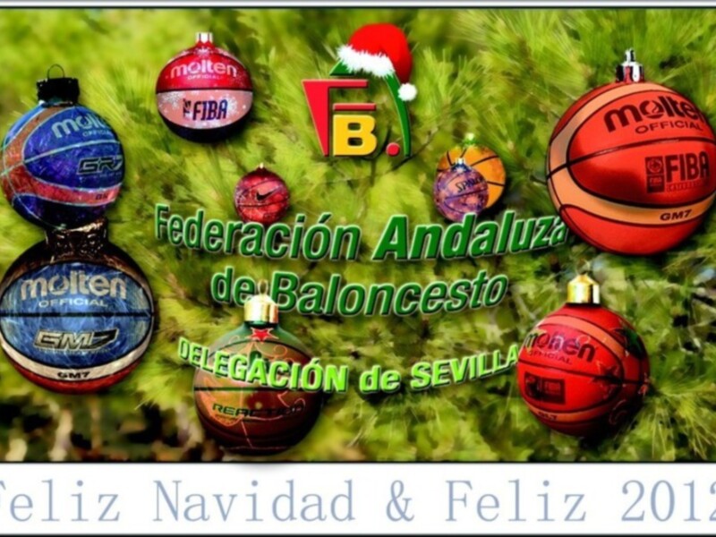 La Federación Andaluza de Baloncesto les desea una feliz navidad