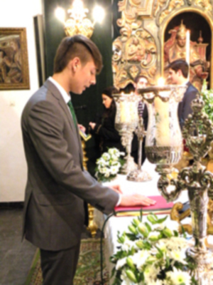 Jura del grupo joven de la, Antigua Hermandad de la vera-cruz de Alcalá del Río.