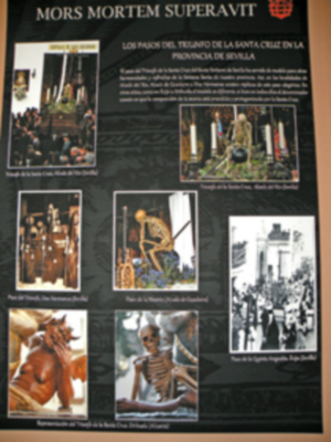 L a Real Hermandad del Santo Entierro, de Sevilla, inauguró su exposición de en seres en el ateneo Sevillano
