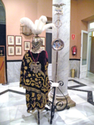 L a Real Hermandad del Santo Entierro, de Sevilla, inauguró su exposición de en seres en el ateneo Sevillano