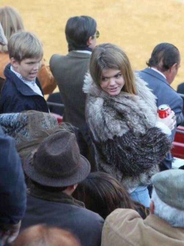 Eva González fue a la plaza a ver torear a su novio Cayetano 