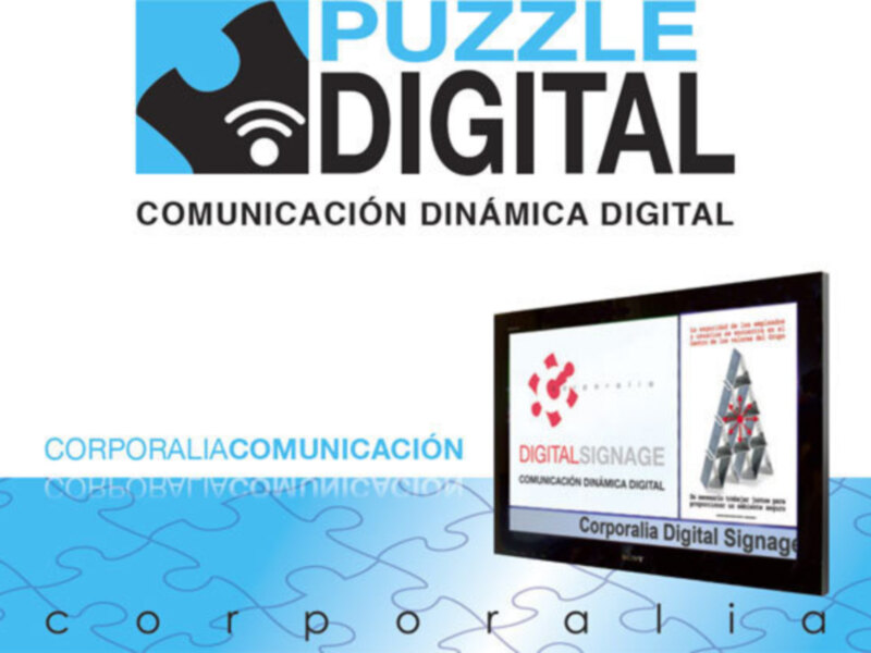 La franquicia de marketing y comunicación Puzzle Rojo registra su marca exclusiva de cartelería digital