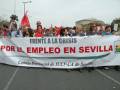 Frente a la crisis por el empleo en Sevilla.
