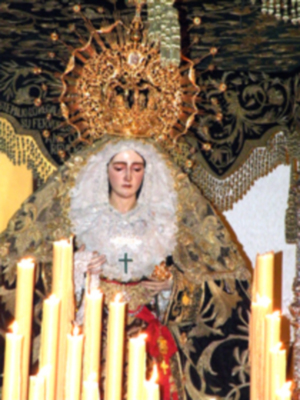 La lluvia da una tregua a la madrugada ilipense, y la Hermandad de la Vera-cruz, estreno su paso y su cuadrilla de romanos.
