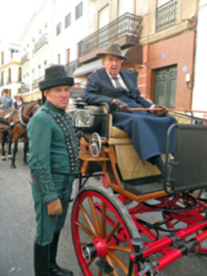 XXVII Exhibición de enganche en la Real Maestranza de Caballería de la feria de Abril.