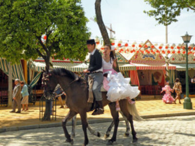 En la ciudad de los farolillos no mermaron las ganas de feria.