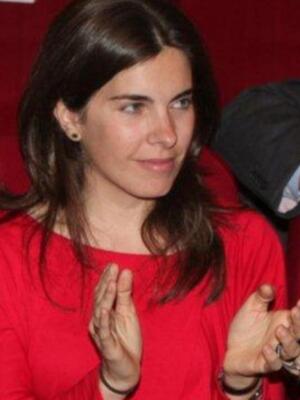 María González acompaña a su padre Felipe González homenajeado en Sevilla al cumplirse el XX aniversario de la inauguración de la expo 92
