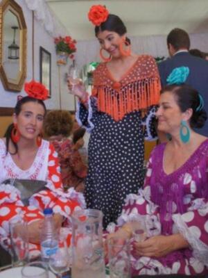 José Joaquín Gallardo disfrutan de la feria