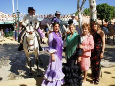 José Joaquín Gallardo disfrutan de la feria