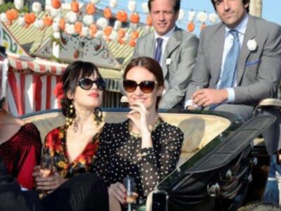 Numerosos personajes conocidos en Feria de Sevilla 2012