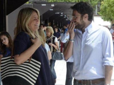 Isabel Sartorius y Maxim Huerta, una divertida pareja en Feria del libro de Sevilla 