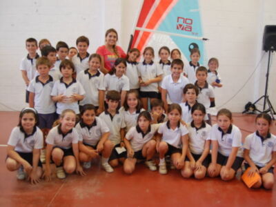 Clase magistral de Blanca Manchón en el Colegio Compañía de María