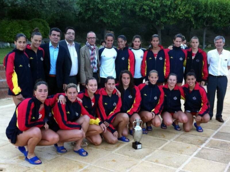 España y Lorena Miranda, campeonas del Ciudad de Barcelona de waterpolo
