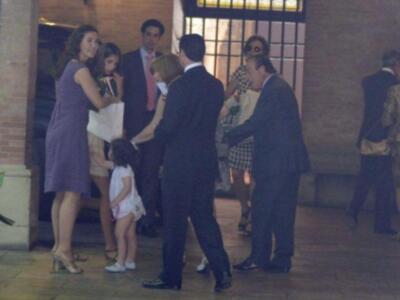 Bautizo de Manuela, nieta de Carmen Tello