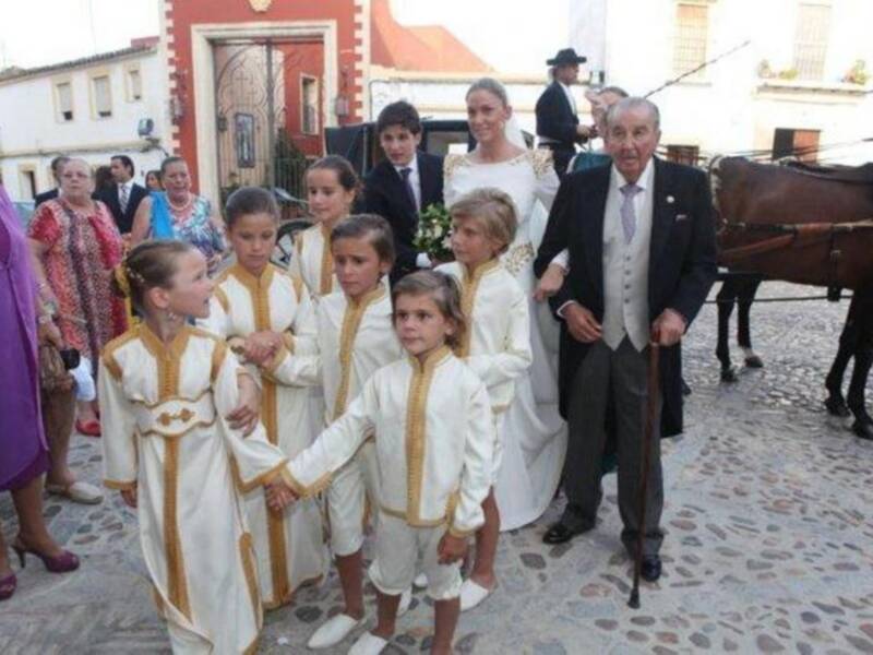 Boda en Jerez de Mercedes Bohorquez Domecq con Bruno Oliver Bultó