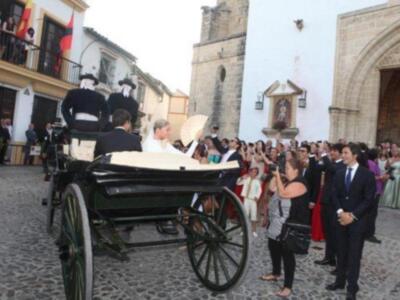 Boda en Jerez de Mercedes Bohorquez Domecq con Bruno Oliver Bultó