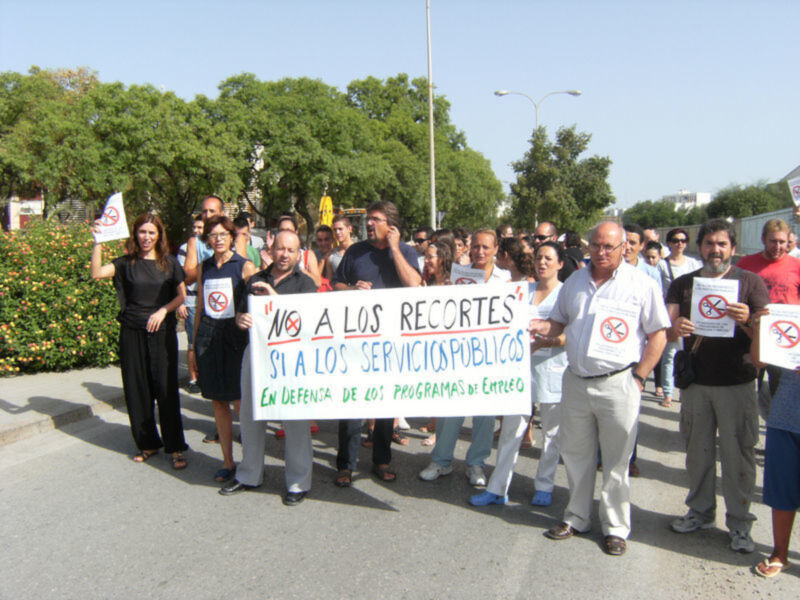 Los programas públicos de empleo del Polígono Sur en defensa de los derechos de la ciudadanía.
