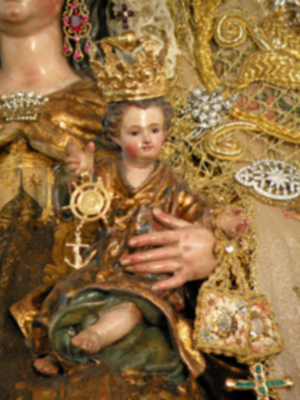 Procesión marinera de la virgen del Carmen de Calatrava.