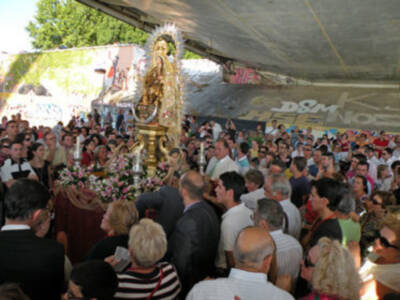 Procesión marinera de la virgen del Carmen de Calatrava.