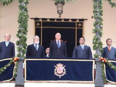 El rey presidio corrida toros en el Puerto de Santa María.