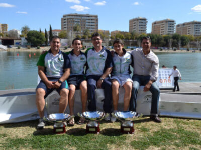 El Club Náutico Sevilla, campeón de la Liga Nacional de pista olímpica de piragüismo