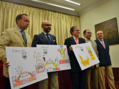 Sevilla. El Ateneo Sevillano presento los nuevos diseño de las carrozas de la  cabalgata de Reye 2013.