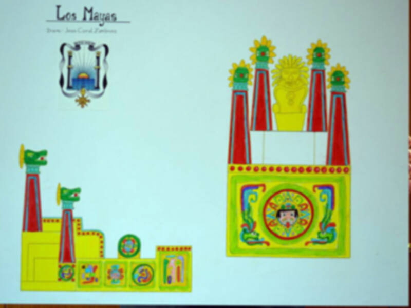 Sevilla. El Ateneo Sevillano presento los nuevos diseño de las carrozas de la  cabalgata de Reye 2013.