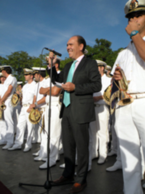 Sevilla. Certamen de Bandas" Música para un altar", en el parque los Principe