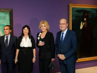 La baronesa Thyssen en Málaga tras el acercamiento a su hijo Borja