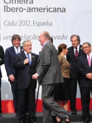 El rey en la cumbre iberoamericana