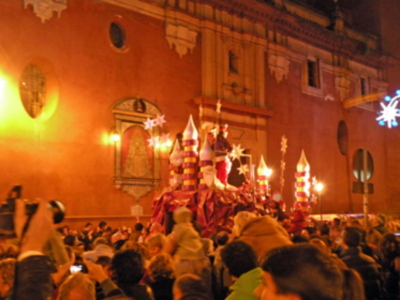 Sevilla. Cabalgata de Reyes Magos de Triana 2013.