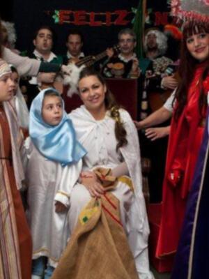 Sergio Ramos y Pilar Rubio fueron a ver a Davila Miura convertido en rey Baltasar.