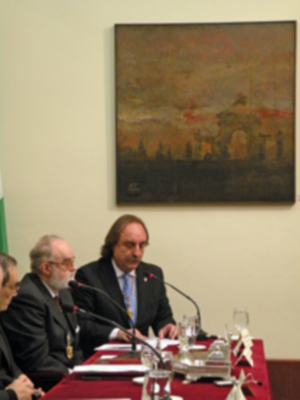  Sevilla.El Ateneo reconoció la labor de Caritas Diocesana con  la medalla de Oro  de su instituición.