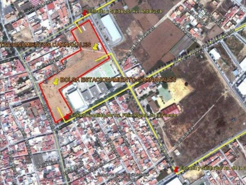 La Policía Local habilita una zona de aparcamientos para el fin de semana grande del carnaval(Chipiona)